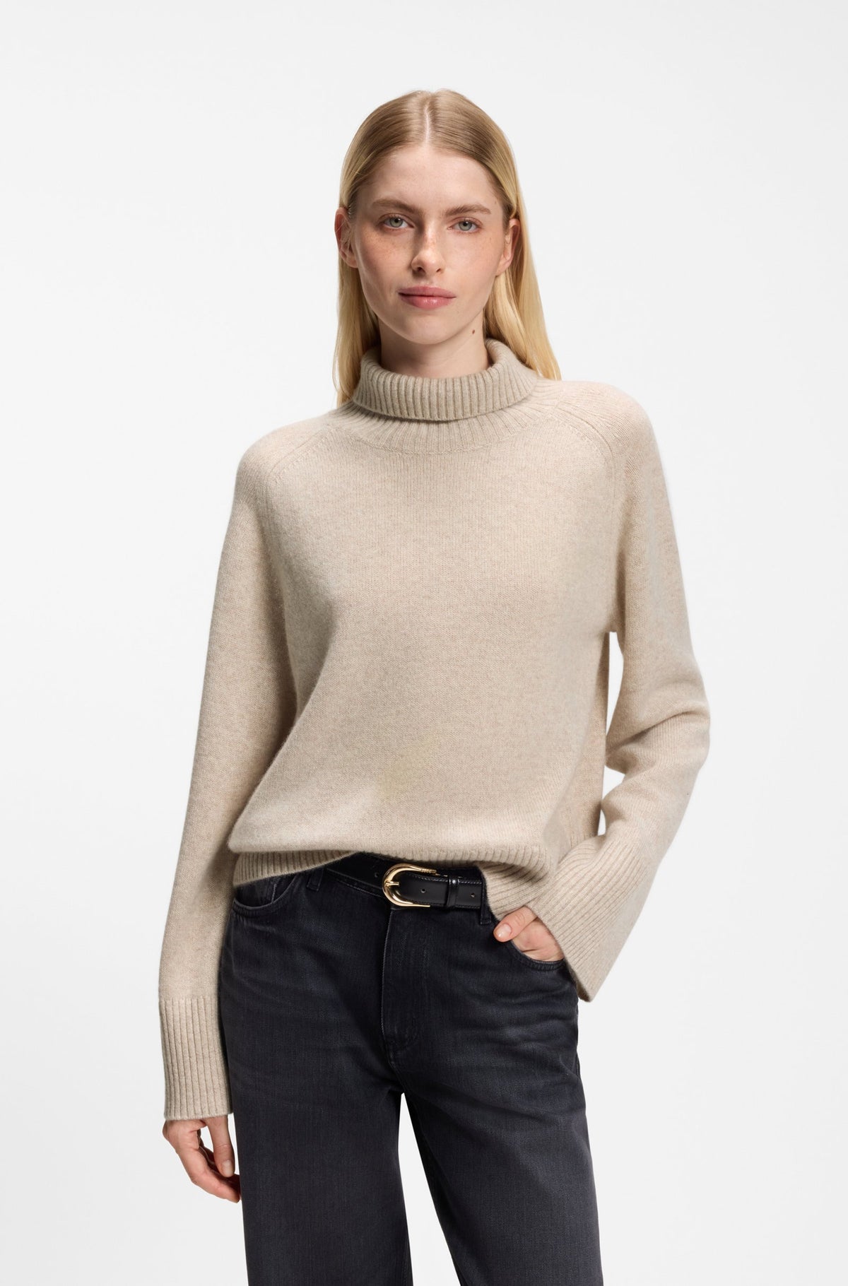 Falonso Cashmere Funnel Neck