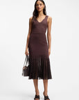 Floe Dress - DK BROWN
