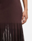 Floe Dress - DK BROWN