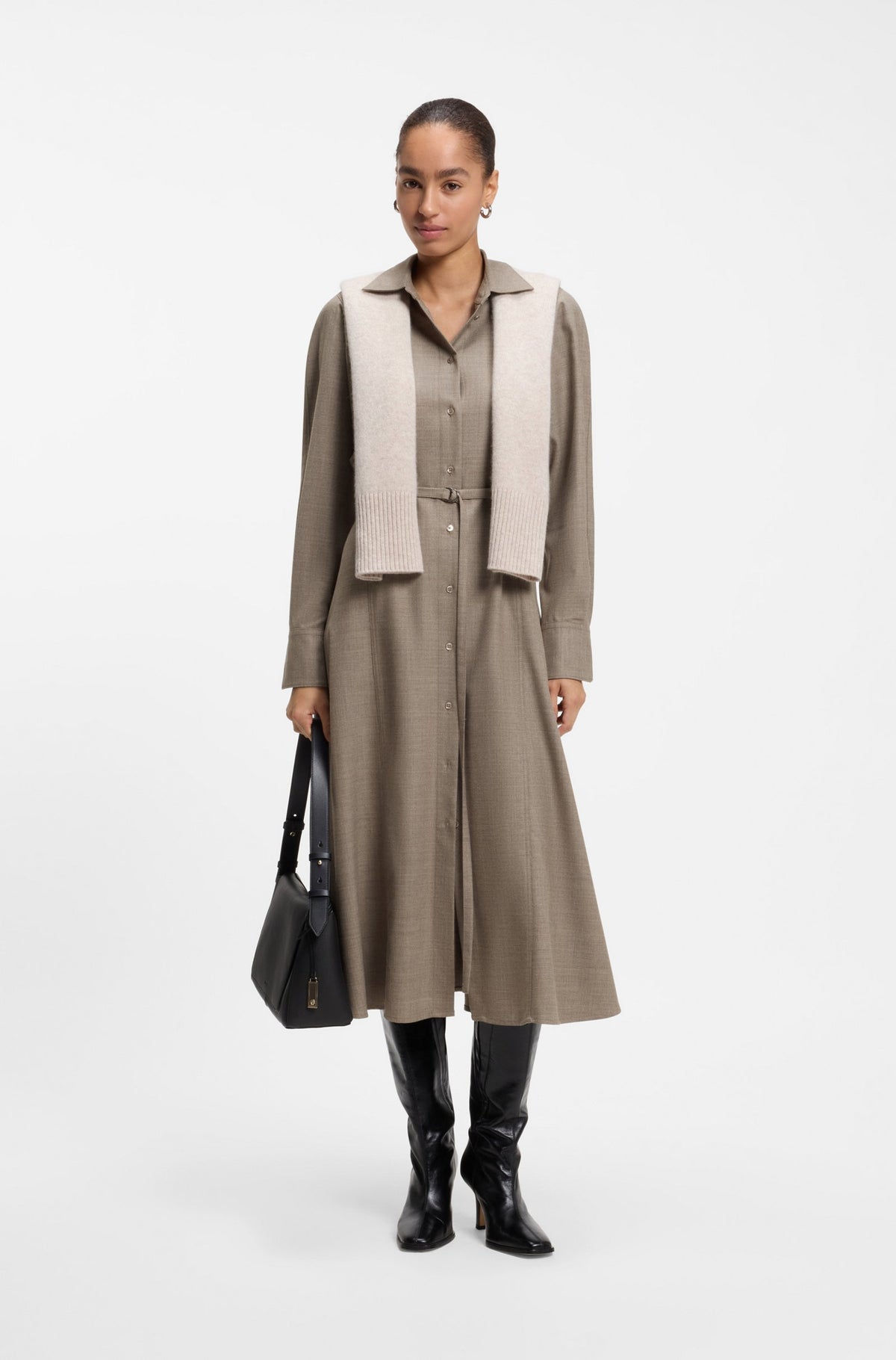 Dannel Dress - Taupe