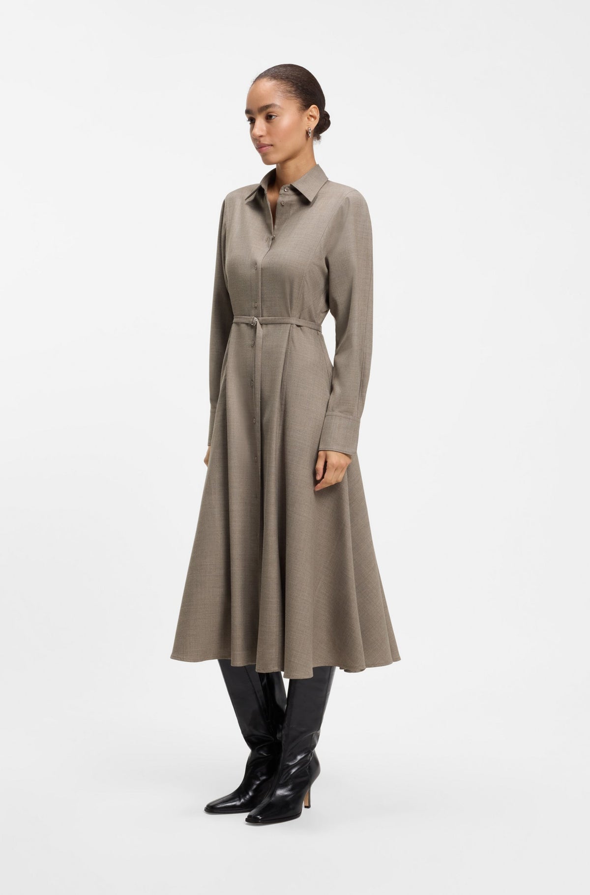 Dannel Dress - Taupe