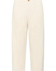 Netta  Cord Trouser - White
