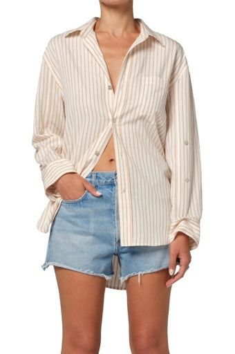 Kayla shirt in sherbet stripe